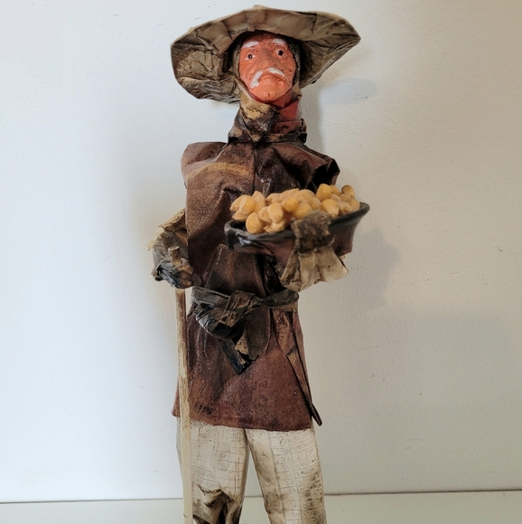 Vintage Mexican Paper Mache Folk Doll - Picture 3 of 6